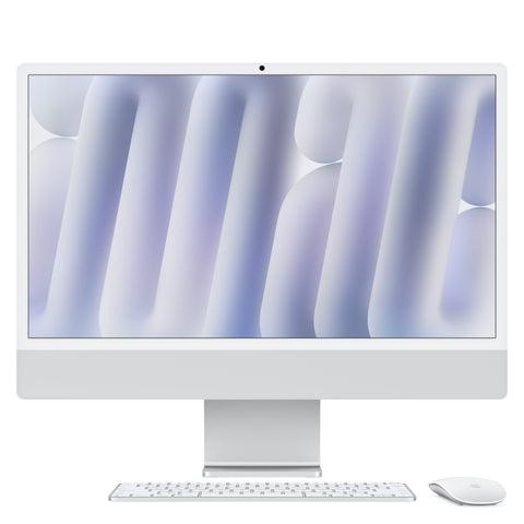 iMac 24-inch M4 10C/10C 16GB 256GB Ethernet Touch ID - Silver - Nano Glass