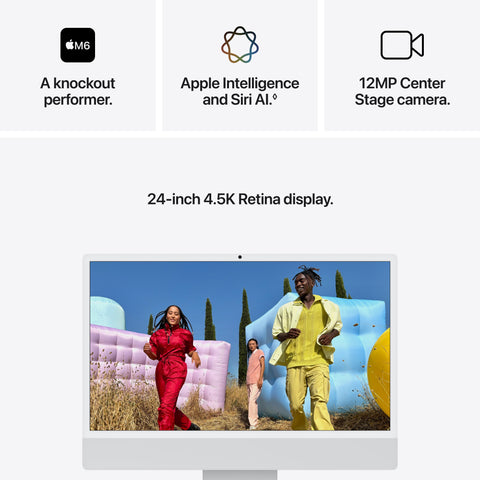 24-inch iMac - M6 (10-Core CPU and 10-Core GPU) - Silver - Standard Glass