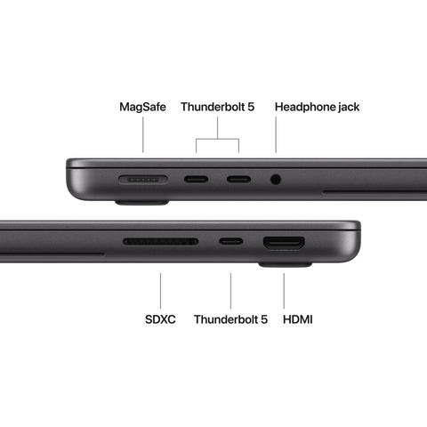 14-inch MacBook Pro with PROLED XDR Display (M5 Max) - Space Black - Standard Display