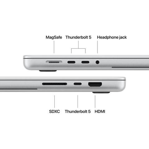 16-inch MacBook Pro with PROLED XDR Display (M5 Max) - Silver - Standard Display