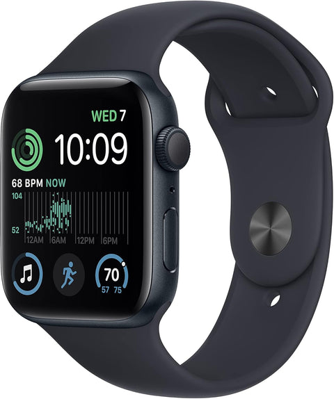 Apple Watch Series SE 44mm Midnight Aluminum Case wtih Midnight Sport Band