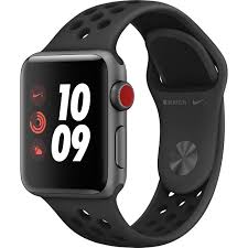 Apple Watch Nike+ Series 3 (GPS+Cell) 38mm Space Gray Alumi Case Anthracite/Black Nike SB - Space Gray Aluminum