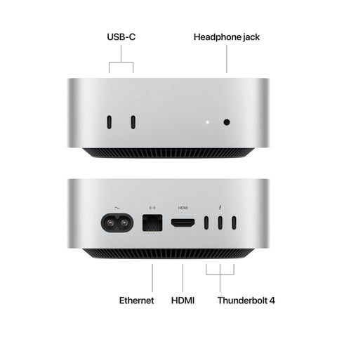 Mac mini M4 10C/10C 16GB 256GB - Silver