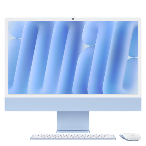 24-inch iMac - M4 (8-Core CPU and 8-Core GPU) - Blue - Standard Glass