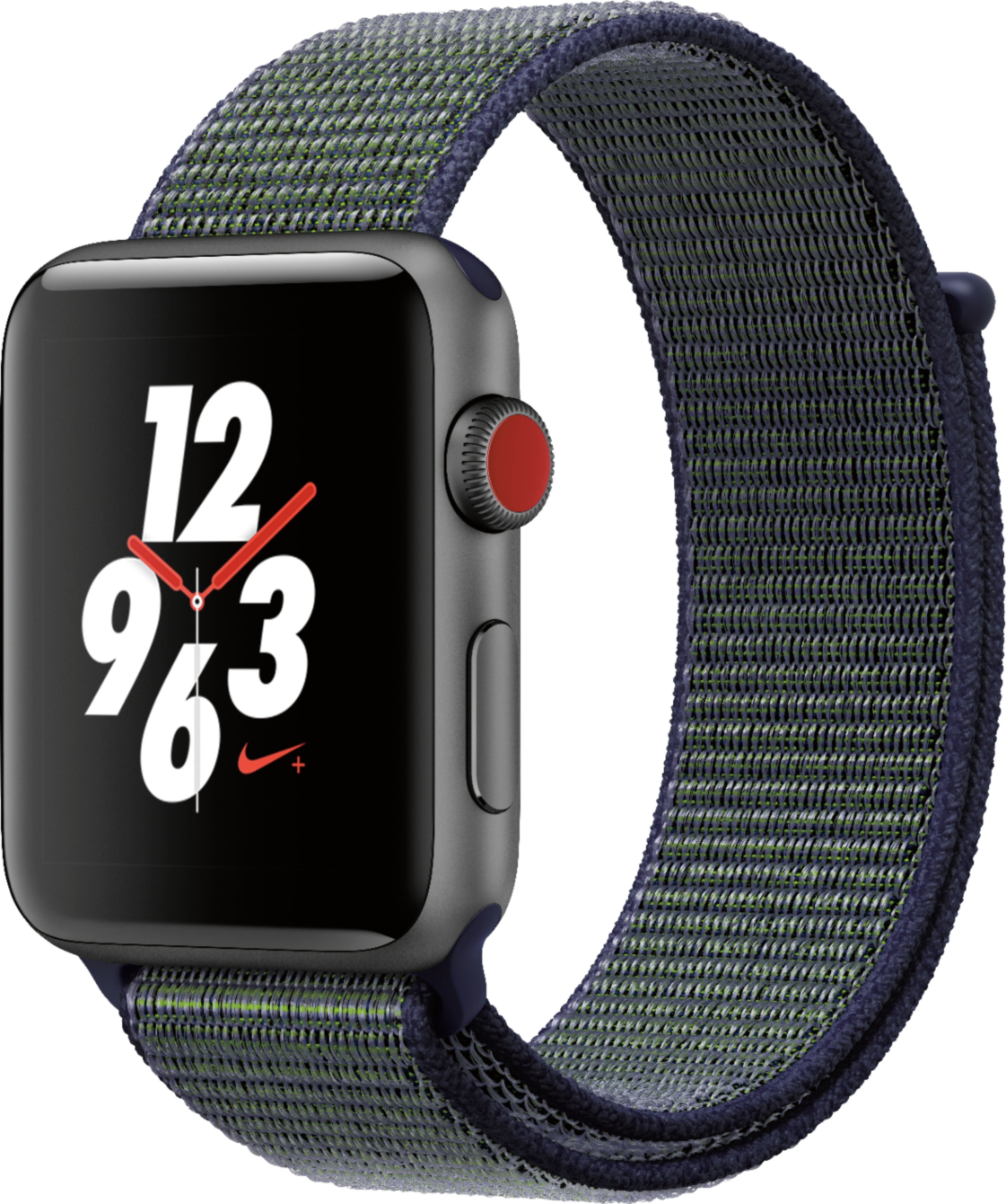 Apple Watch Nike Series 3 42mm Space Gray Aluminum Case/ Midnight Fog