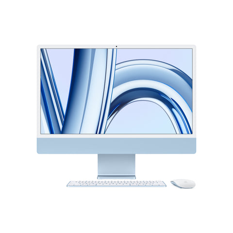 iMac 24-inch M3 8C/10C 8GB 512GB SSD Ethernet Touch ID - Blue