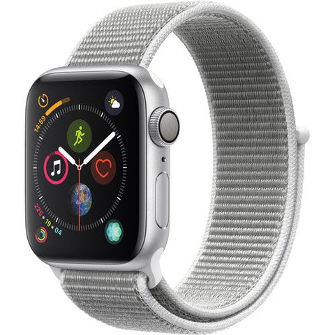 Apple Watch S4 40mm Silver Aluminum Seashell Sport Loop